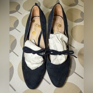 Boden Women's Navy Suede Flats